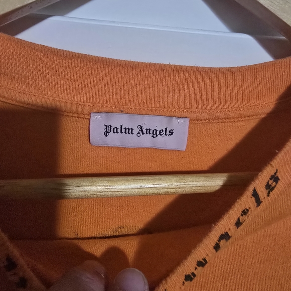 Palm Angels Iconic Orange Long Sleeve Tee! L - Picture 4 of 8